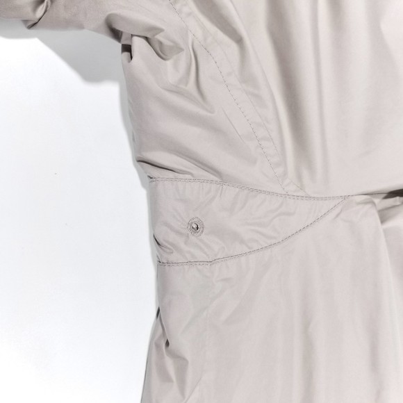 Faconnable Lightweight Cargo Windbreaker Zip Jacket Light Gray Modern Mens Large - Picture 4 of 10